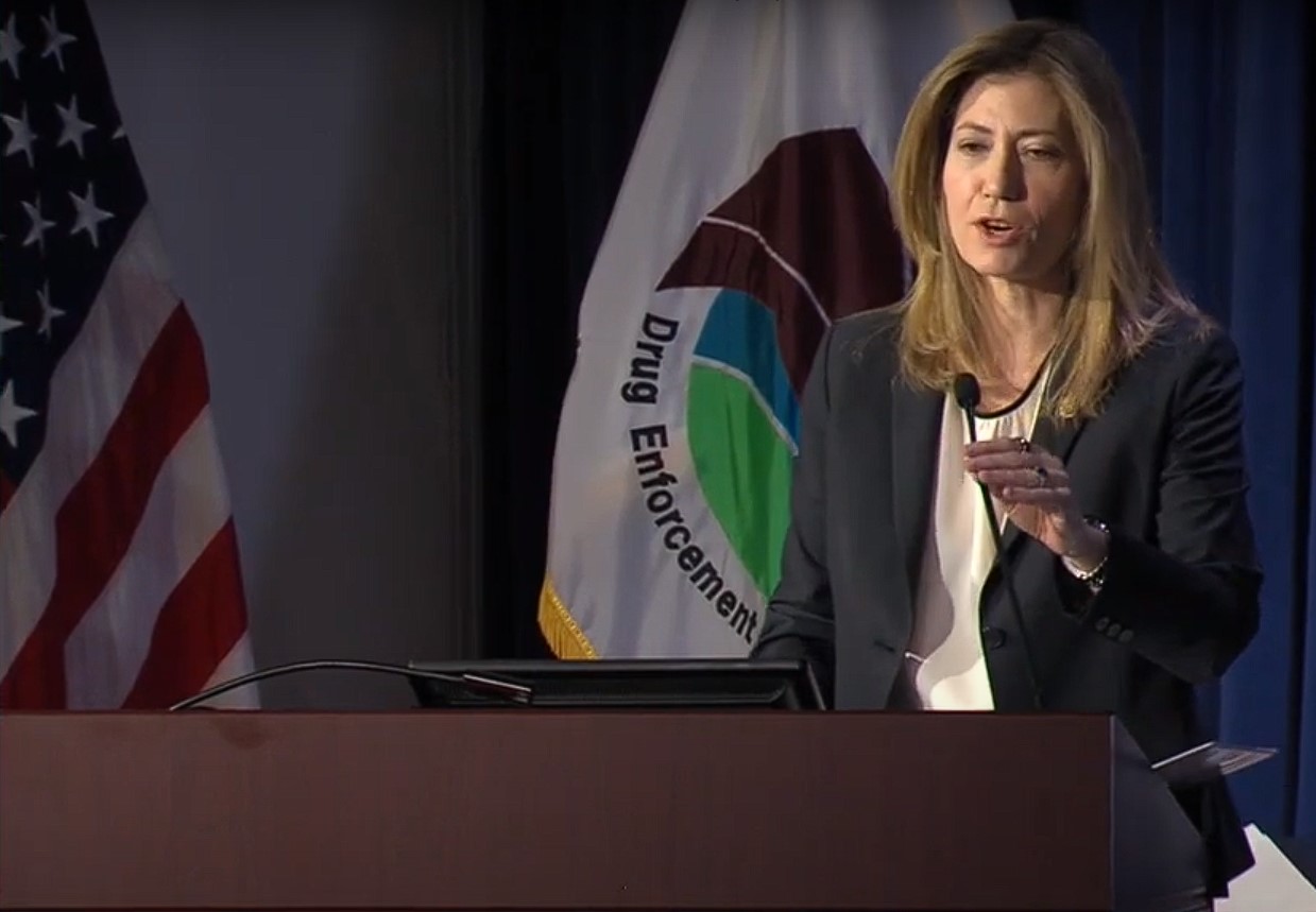 Anne Milgram, the DEA Administrator, stands confidently at the podium during the DEA Telemedicine Listening Session. Milgram’s role is pivotal as she navigates the discussions that will shape the future of telemedicine. Her engagement with the topic and the attendees underscores the session’s significance and the potential transformative impact on healthcare.